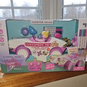 Sharper Image Bella Buggy - Customizable Pink and White Car